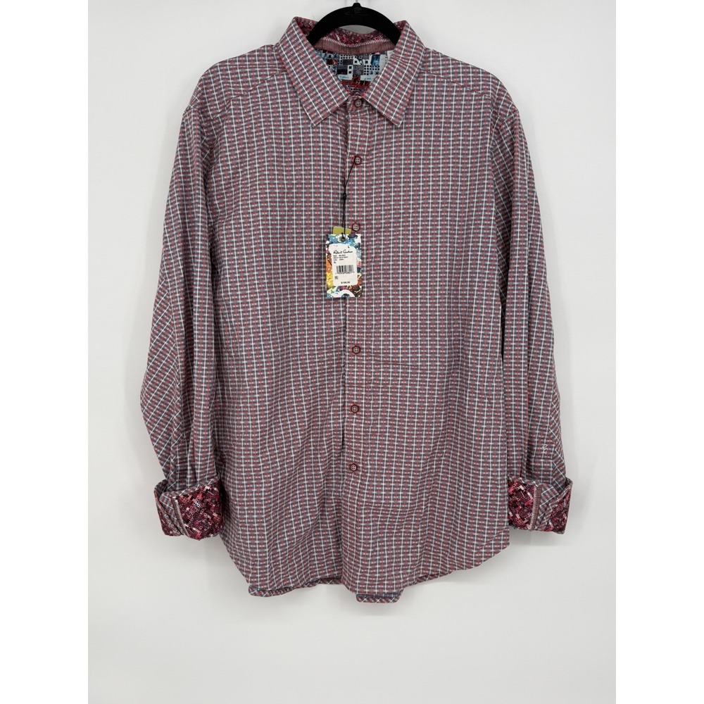 Robert Graham Melrose Style Long Sleeve Button Down XL NWT